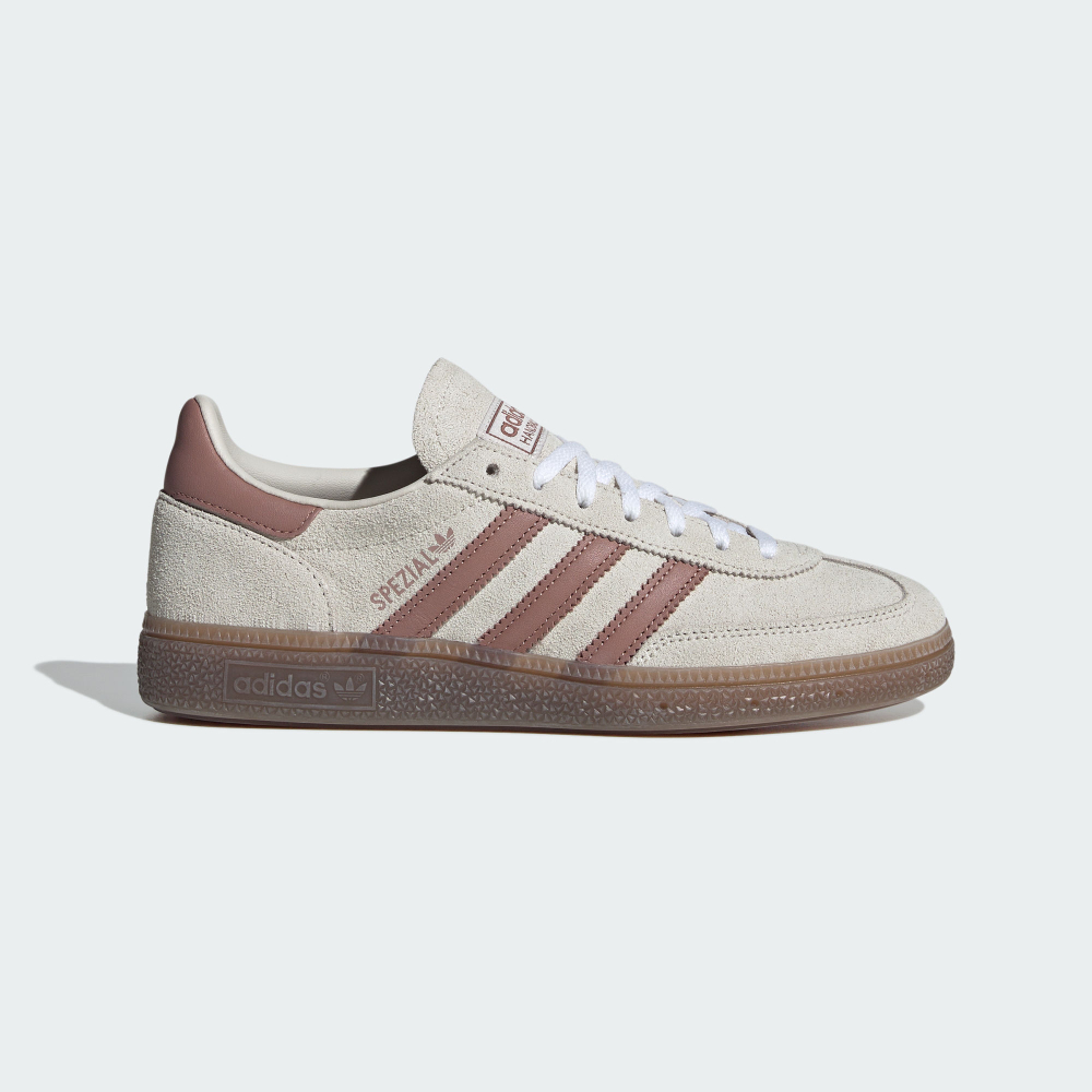 【 adidas HANDBALL SPEZIAL W 麂皮休閒鞋款 - 米x粉 】