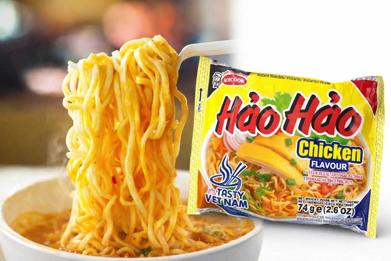 Hao Hao Chicken Noodles