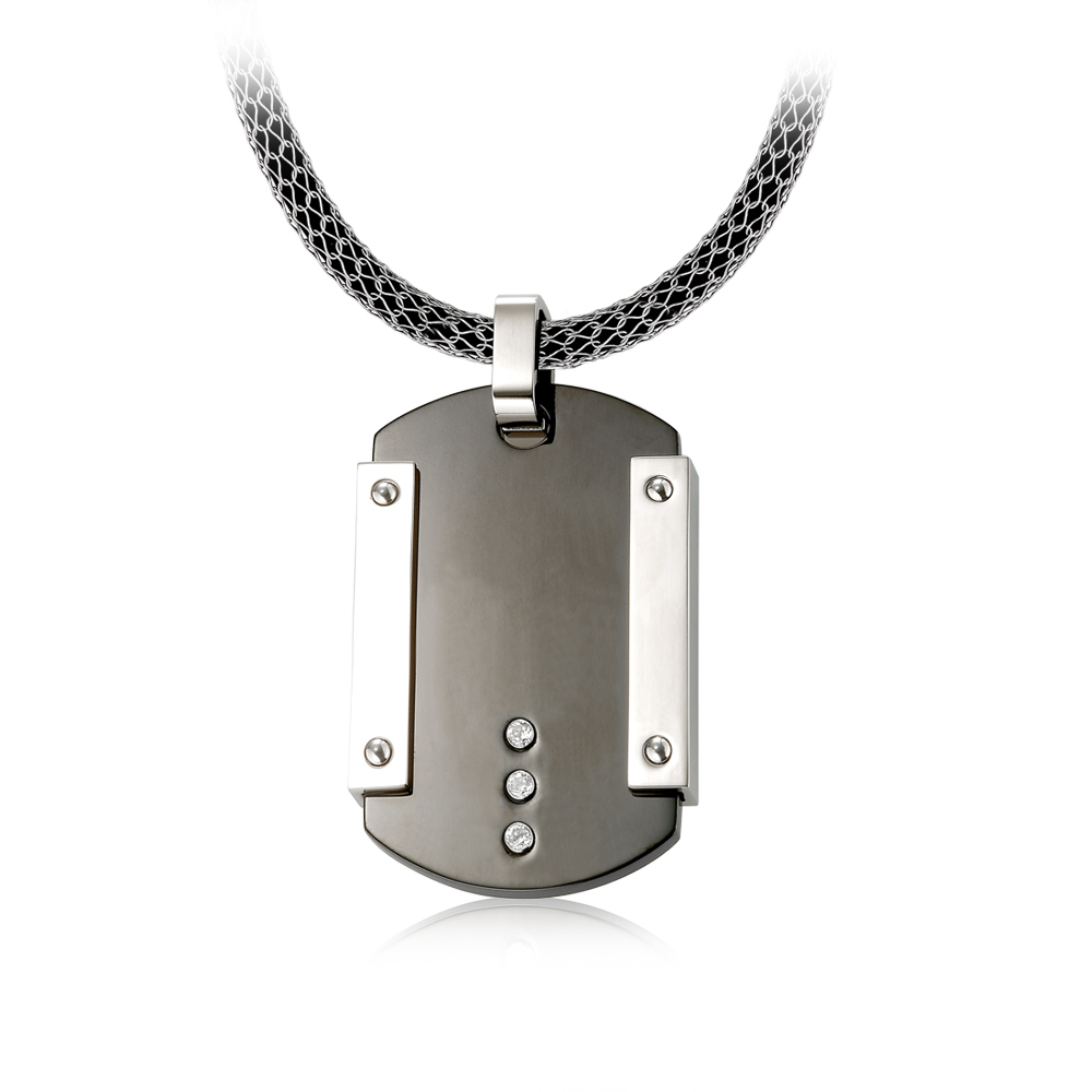 MASSA-G【情定日耳曼】純鈦墬搭配 X1 4mm超合金鍺鈦項鍊