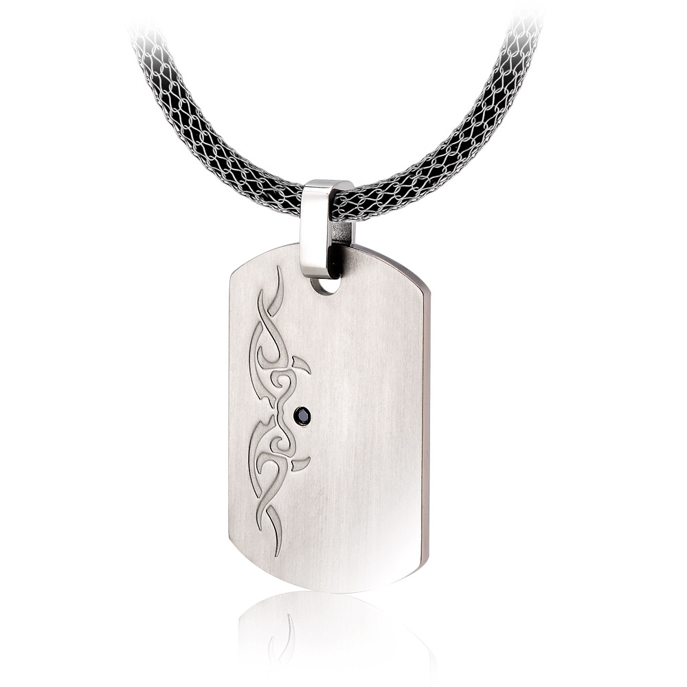 MASSA-G【神奇煉金術】純鈦墬搭配 X1 4mm超合金鍺鈦項鍊