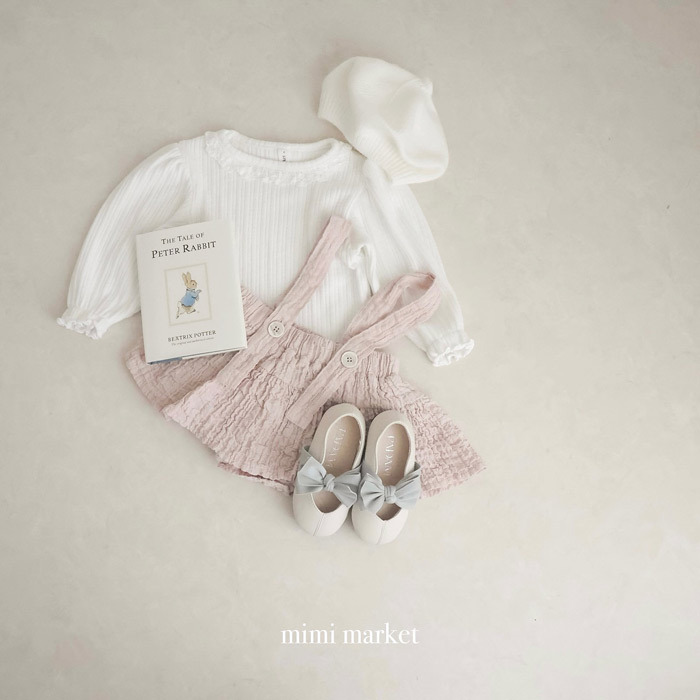 正韓春mimi-market 兩色蕾絲拼接上衣