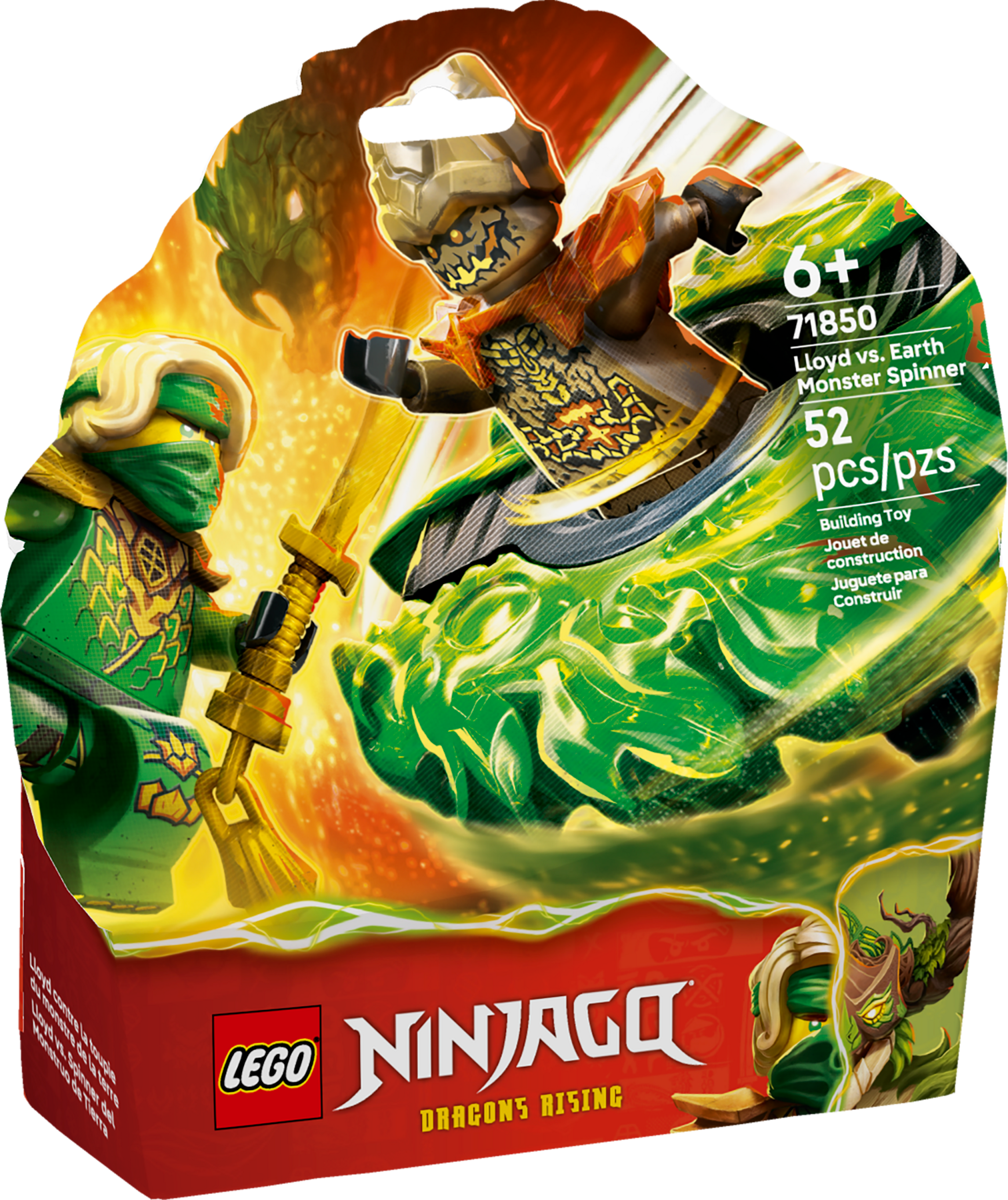 LEGO 71850 樂高積木 71850 NINJAGO 旋風忍者系列 - 勞埃德大戰大地怪陀螺