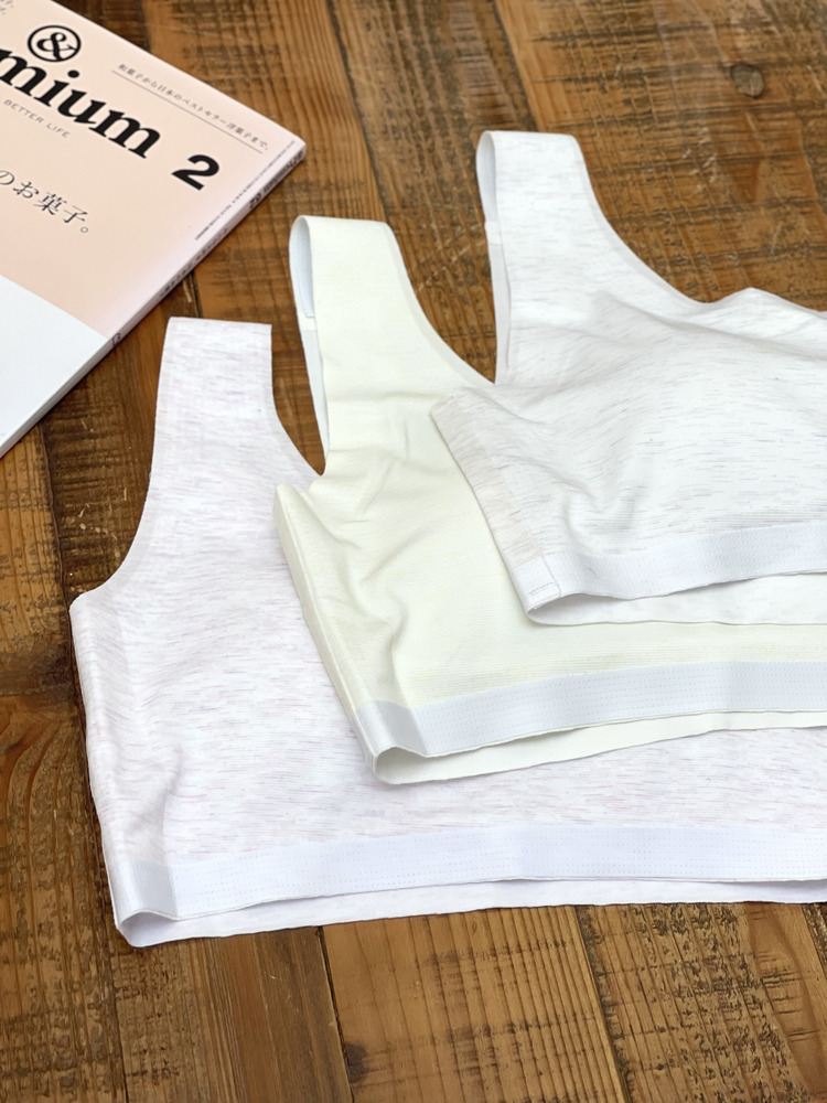 微花紋混色莫代爾棉內衣