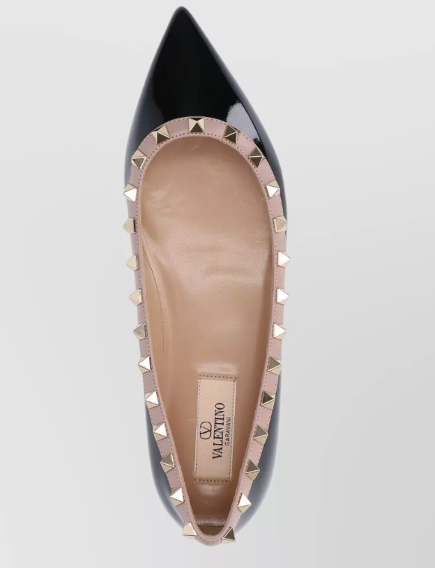 1FF0101-164 VALENTINO GARAVANI Patent Rockstud Caged Pump 100Mm Nero/Poudre (SS26) #8W2S0403VNW.N91 (S-EU-E)