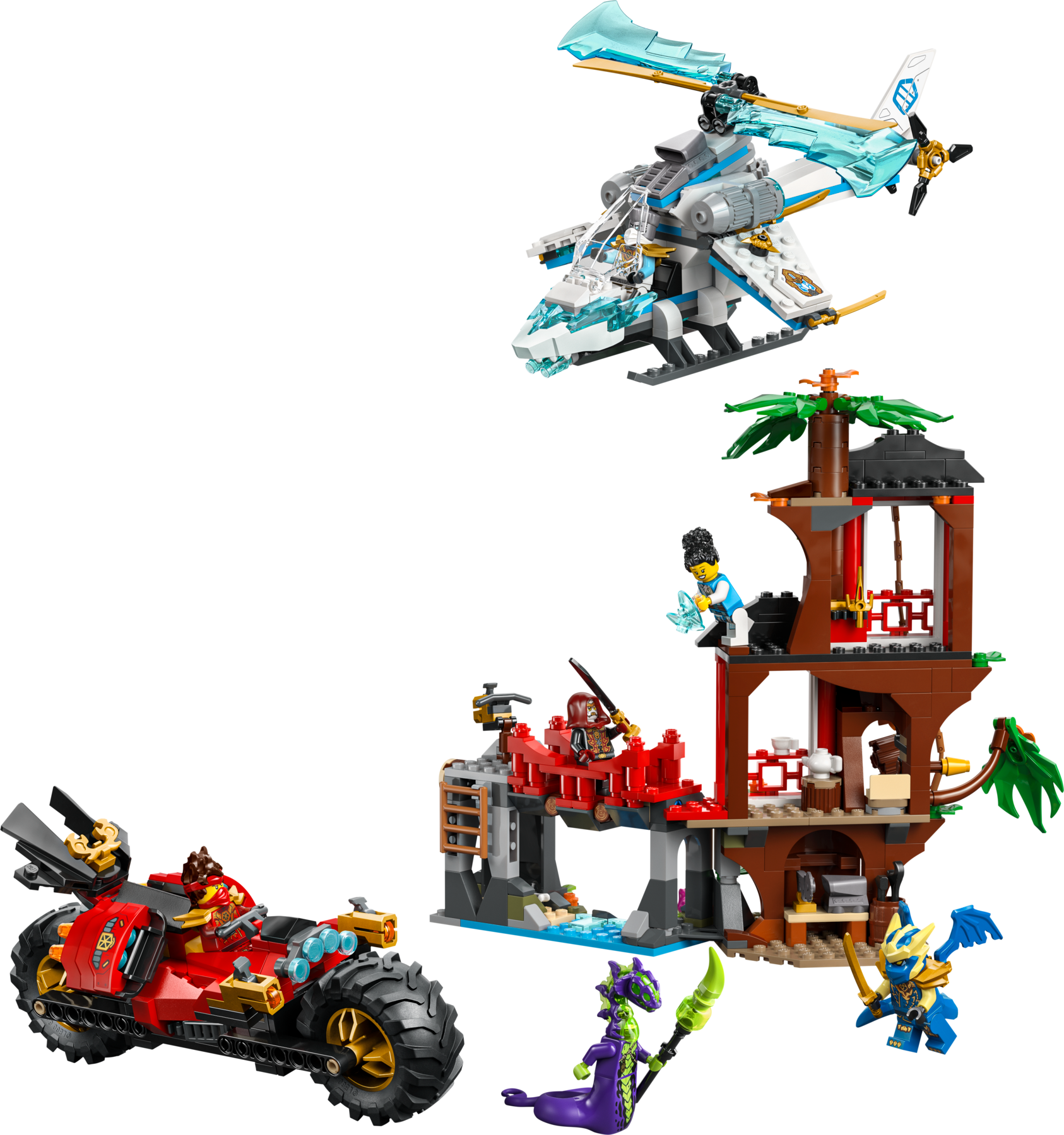 LEGO 71857 樂高積木71857 NINJAGO 旋風忍者系列- 忍者載具樹屋大戰