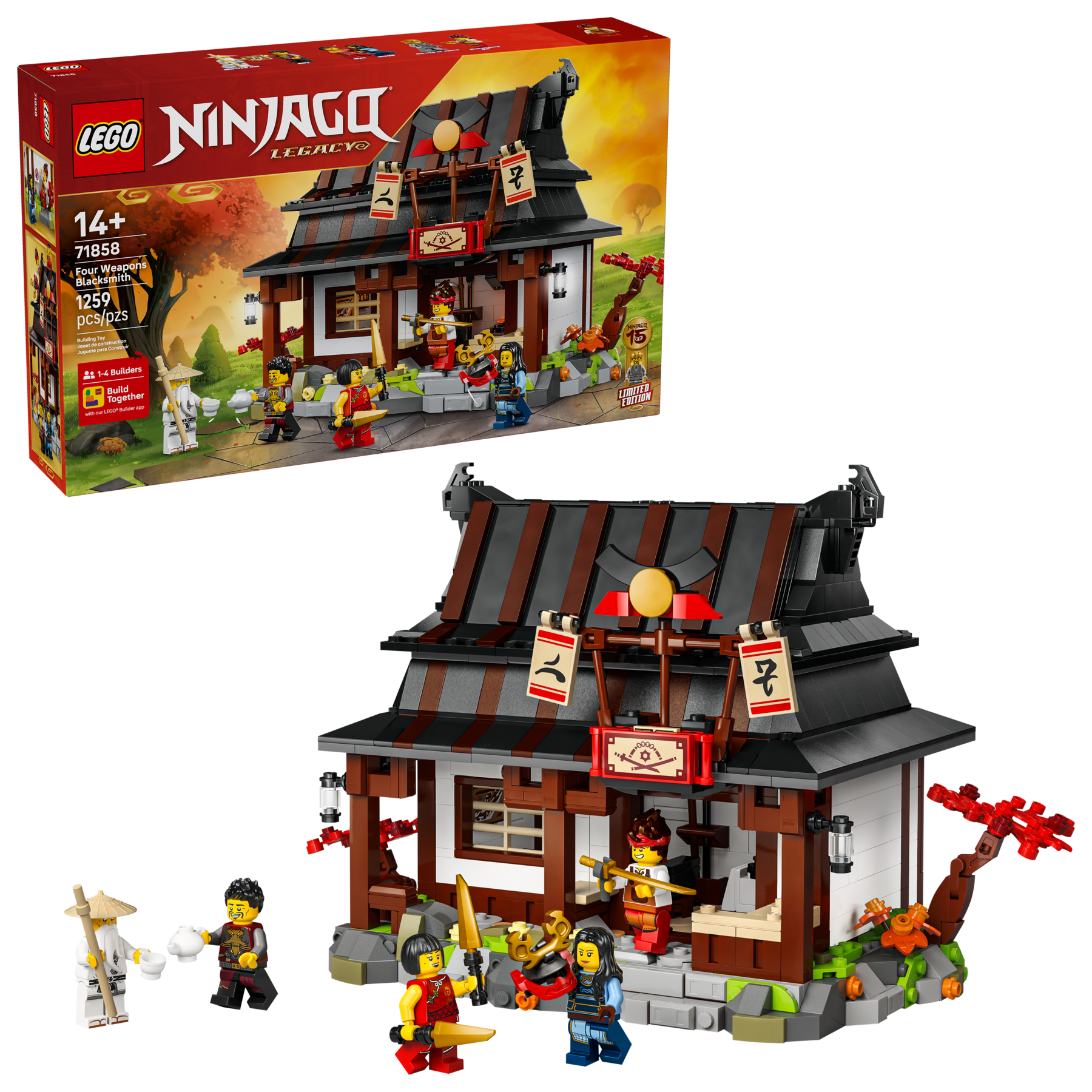 LEGO 71858 樂高積木 71858 NINJAGO 旋風忍者系列 - 四武鐵匠舖 15 週年紀念版