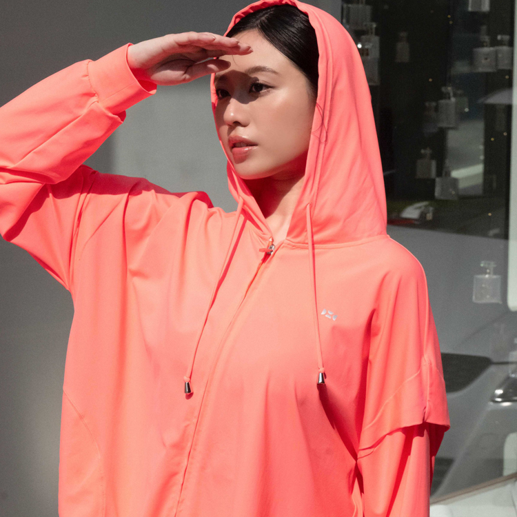 Draw string HOODED JACKET