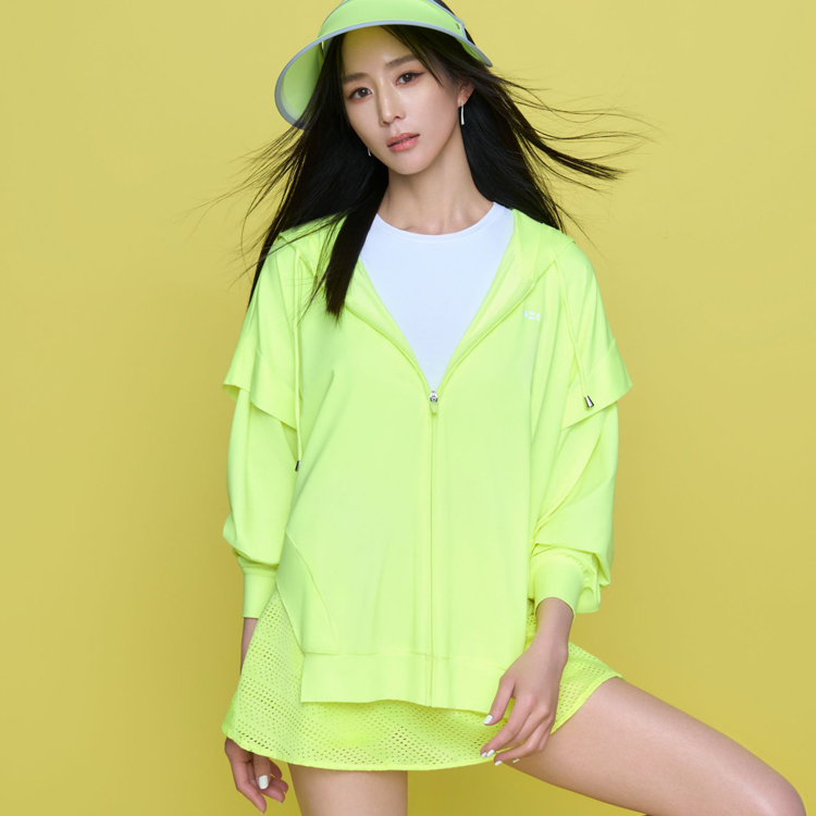 Draw string HOODED JACKET