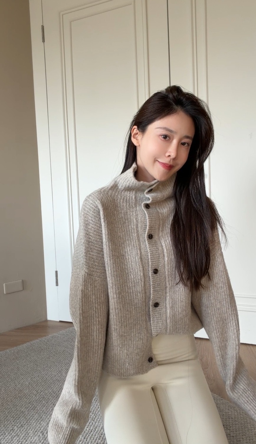 ｜韓國｜立領羊毛外套