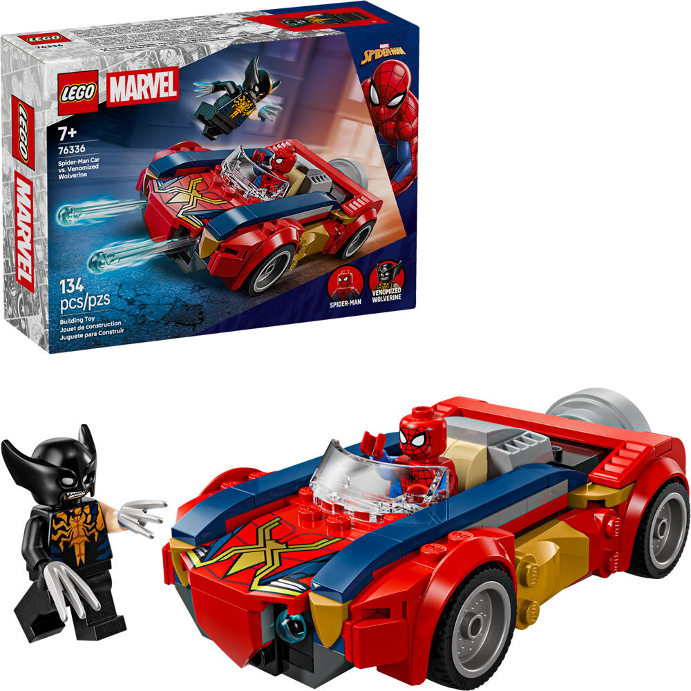 LEGO 76336 樂高積木 76336 Super Heroes 超級英雄系列 - 蜘蛛人汽車大戰猛毒化金鋼狼