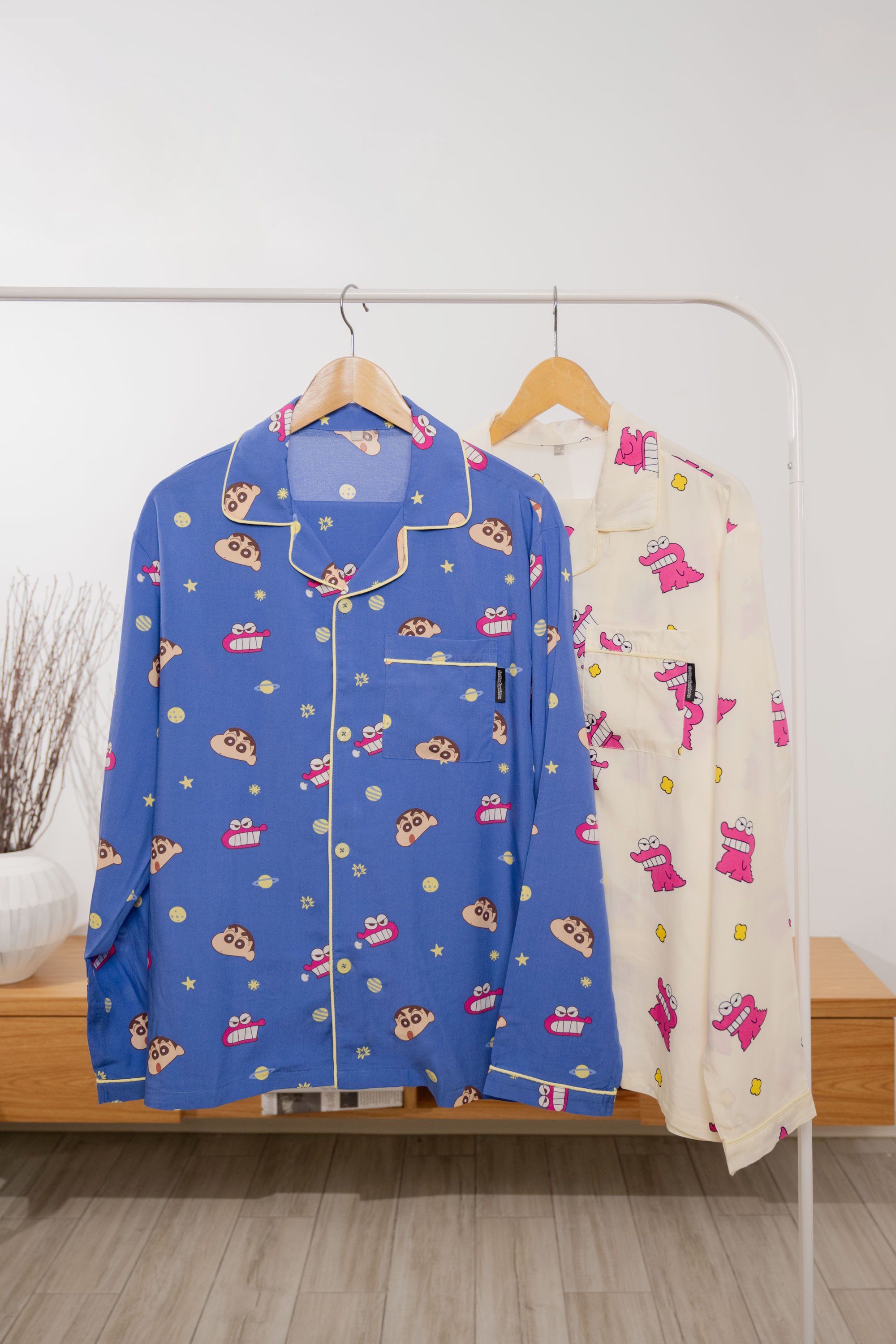 【現貨】SPAO x 蠟筆小新 長袖睡衣組 2色 SPPPF49U08