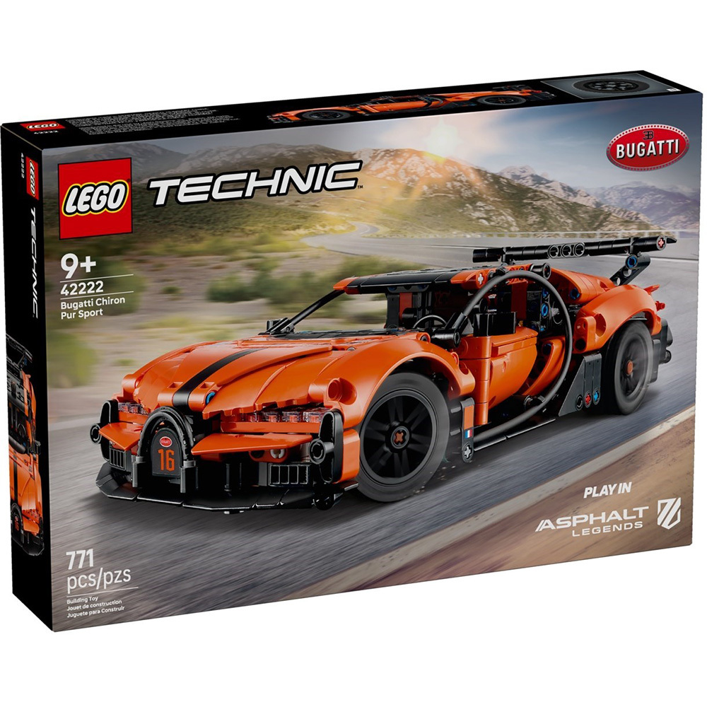 LEGO 42222 樂高積木 42222 Technic 科技系列 - Bugatti Chiron Pur Sport 極致超跑