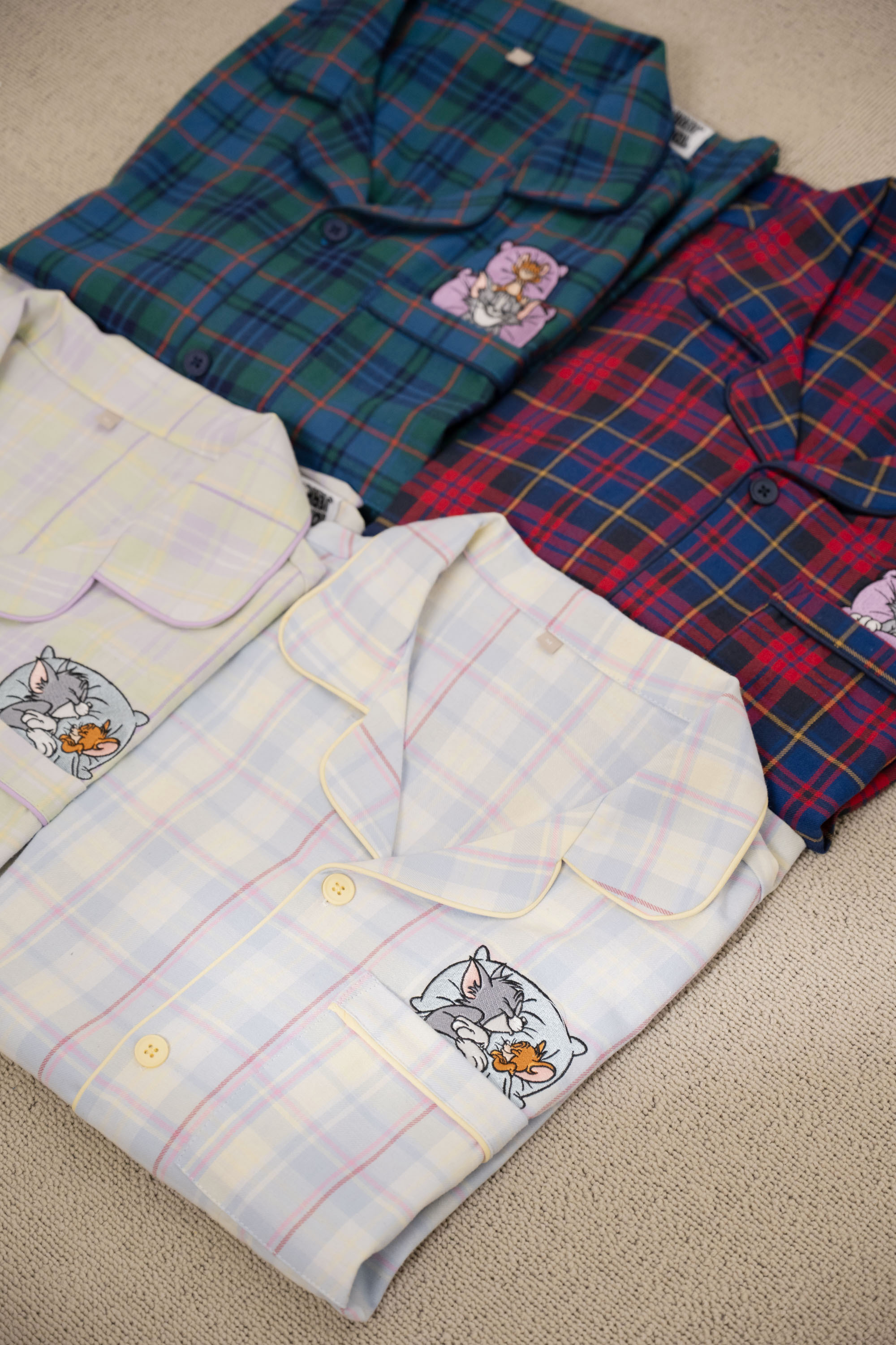 【現貨】SPAO x 湯姆貓與傑利鼠 長袖睡衣組 4色 SPPPF4TU01