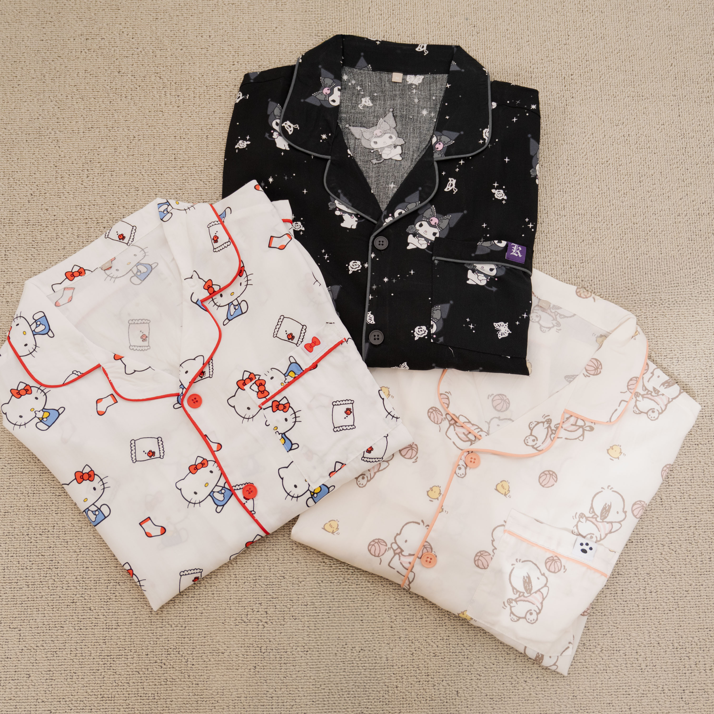 【現貨】SPAO x 三麗鷗 長袖睡衣組 3色 SPPPF49U02