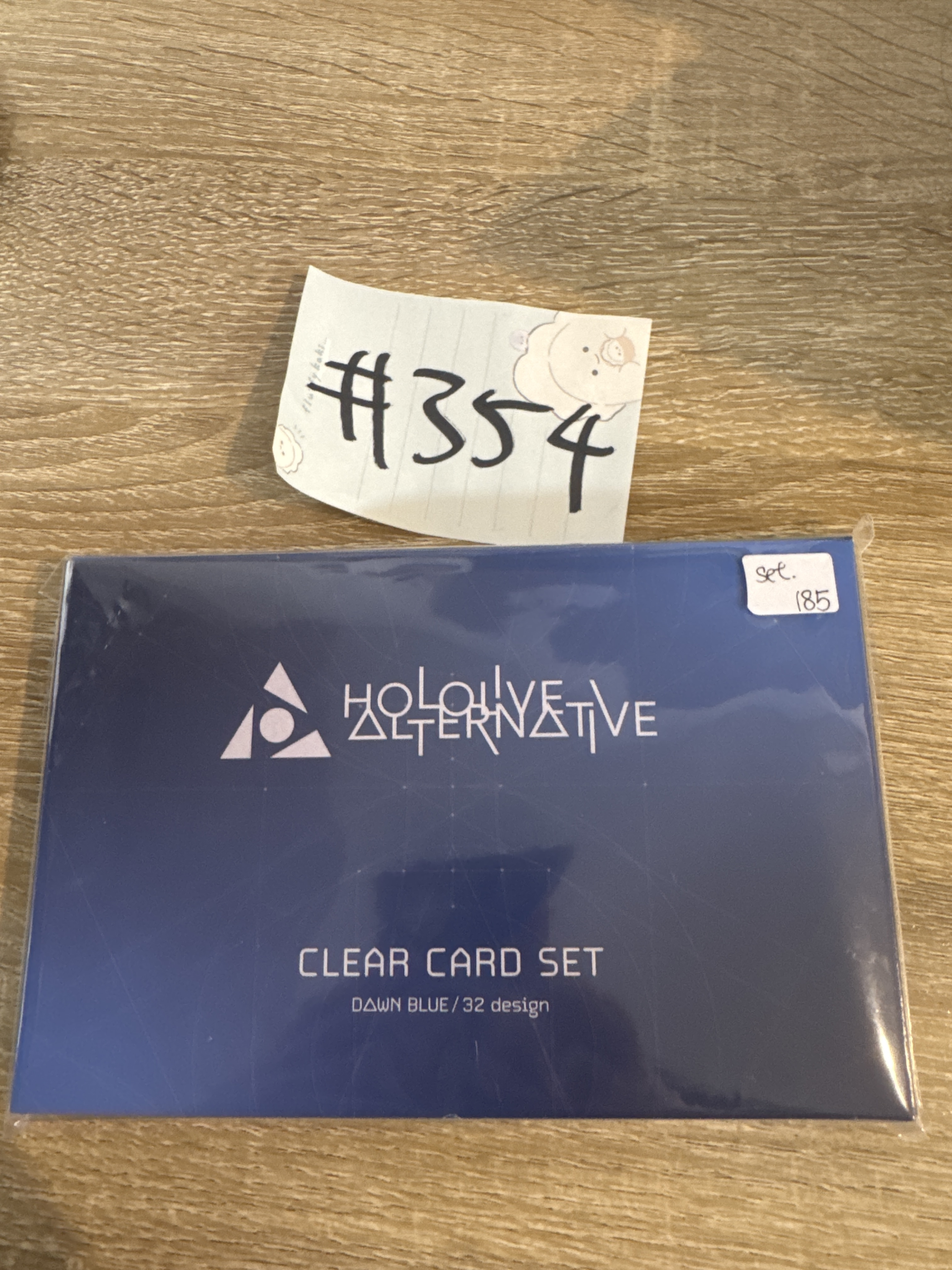 Hololive Alternative Clear Card Set - Dawn Blue #354