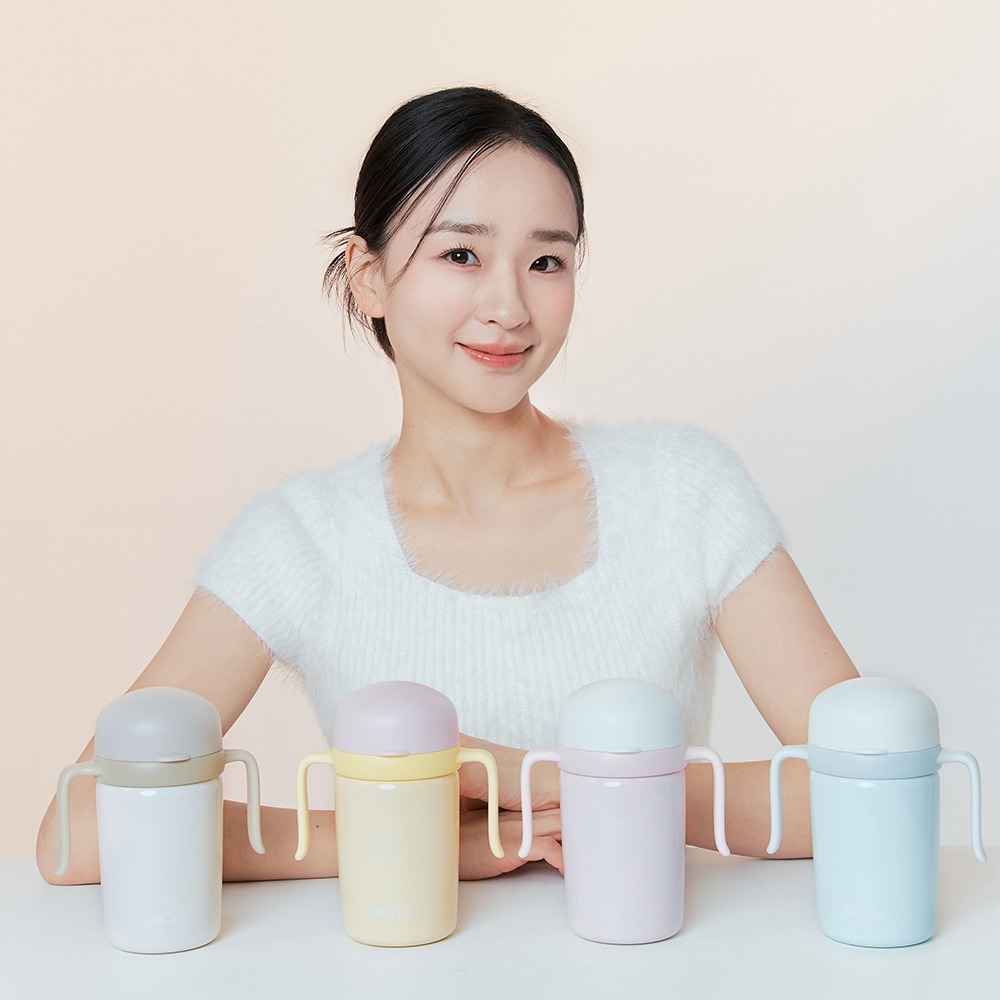韓國Joonie不銹鋼自導杯第二代 240ml 一體成型杯蓋