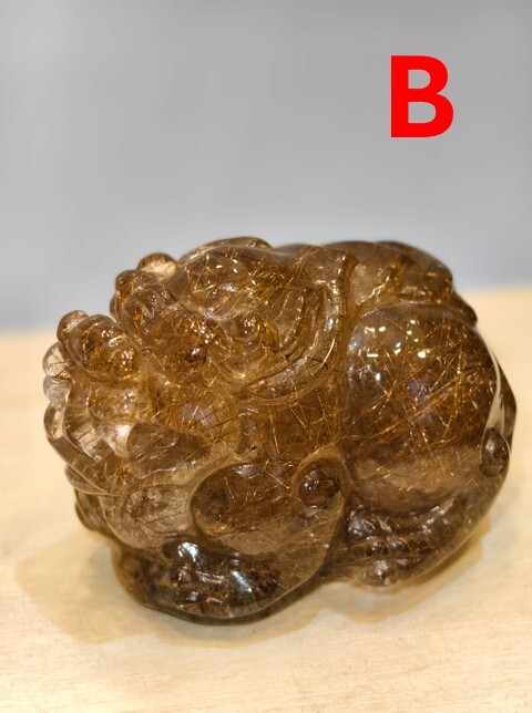 0102CYST27-水晶CS-[髮晶貔貅 大師傅人手雕刻 實物如圖]  (A)髮晶貔貅 A27A / (B)髮晶貔貅 A27B / (C)髮晶貔貅 A27C / (D)髮晶貔貅 A27D / (E)髮晶貔貅 A27E / (F)髮晶貔貅 A27F / (G)髮晶貔貅 A27G / (H)髮晶貔貅 A27H / (M)髮晶貔貅 A27M / (P)髮晶貔貅 A27P