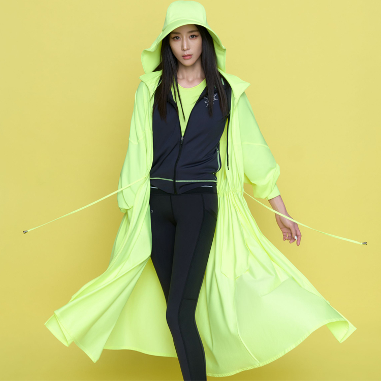 STAND COLLAR JACKET with DETACHABLE HOOD