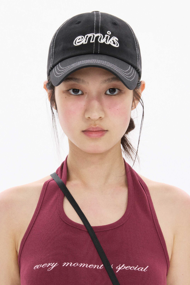 【直播】EMIS LL123134 LETTERING LOGO WHITE STITCH 棒球帽