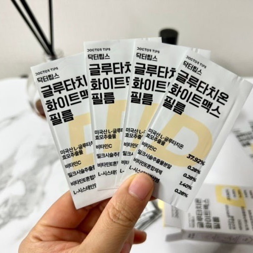 DOCTOR TIPS｜維他命C玻尿酸｜冰晶煥白 75%穀胱甘肽口含片 356mgx30入組