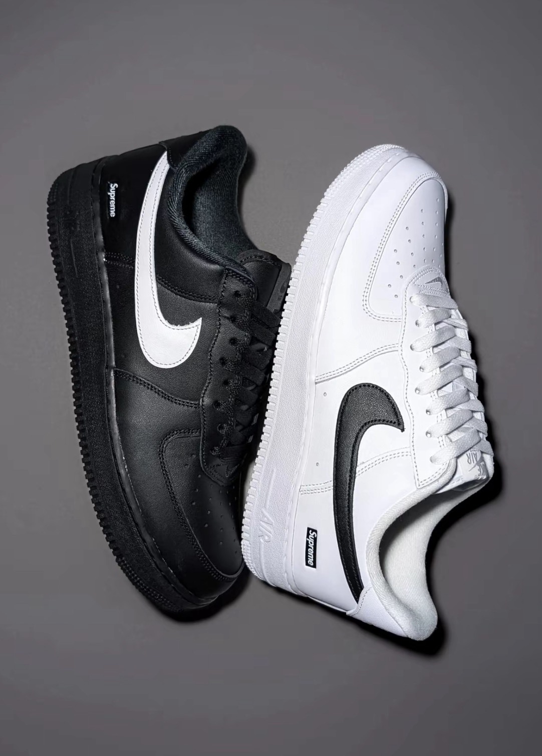 Supreme x NIKE AIR Force 1 Low "Black" 聯名款 黑色/白色