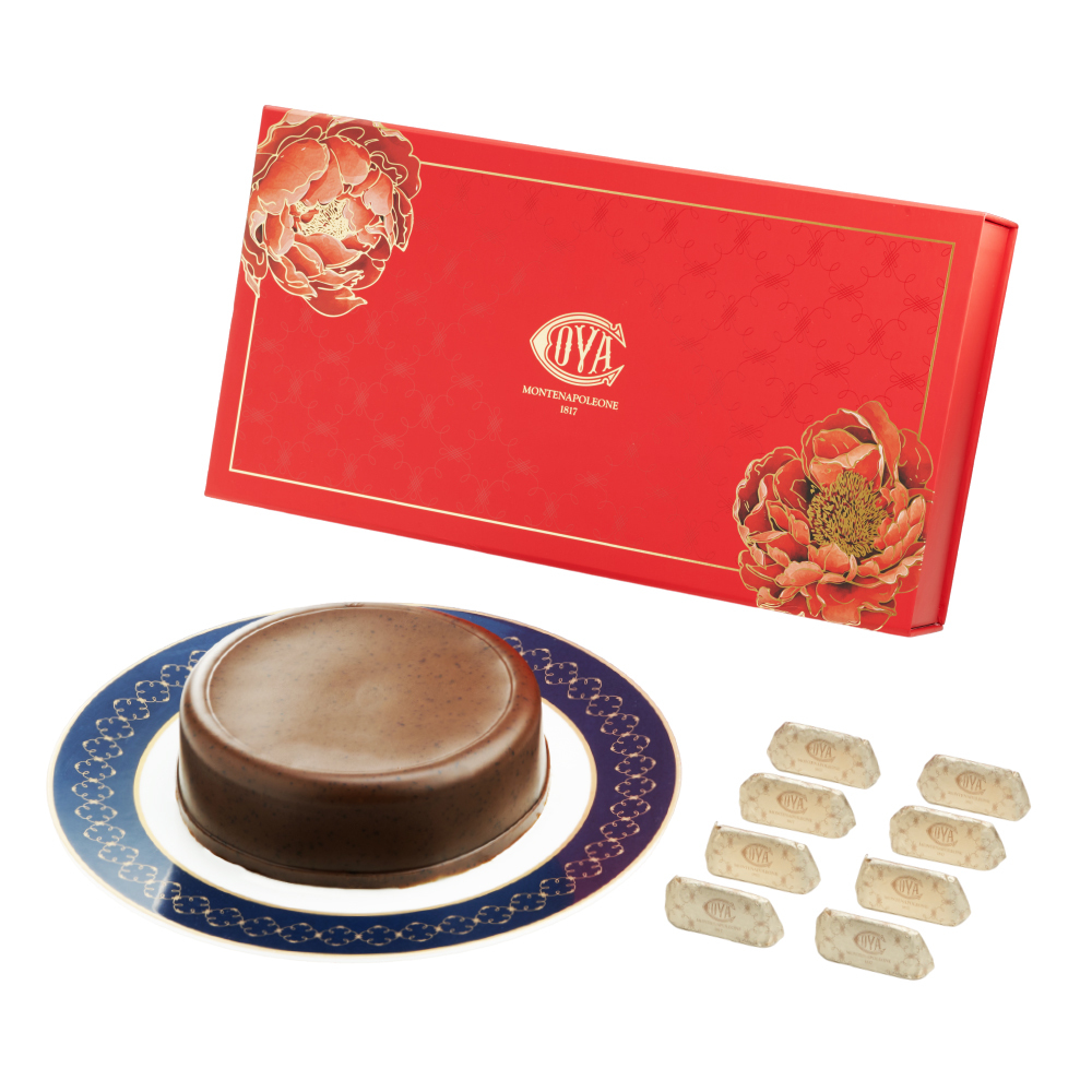 【新春限定】黑糖伯爵金栗年糕 ‧ 經典榛果巧克力 (8粒) 禮盒 BROWN SUGAR EARL GREY CHESTNUT PUDDING Giftbox