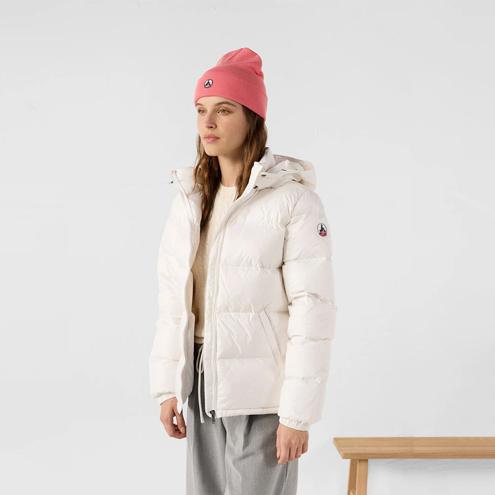 【JOTT】PRA極冷連帽羽絨外套(白)