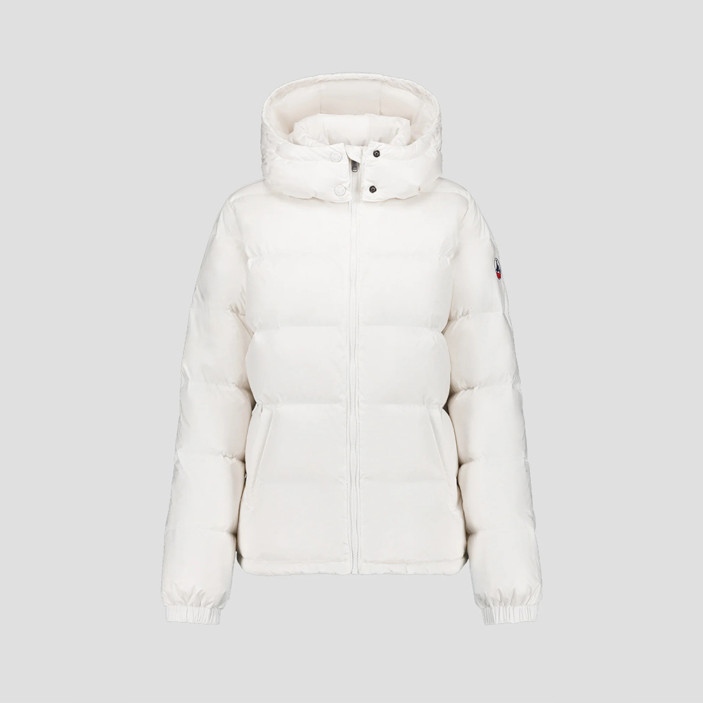 【JOTT】PRA極冷連帽羽絨外套(白)