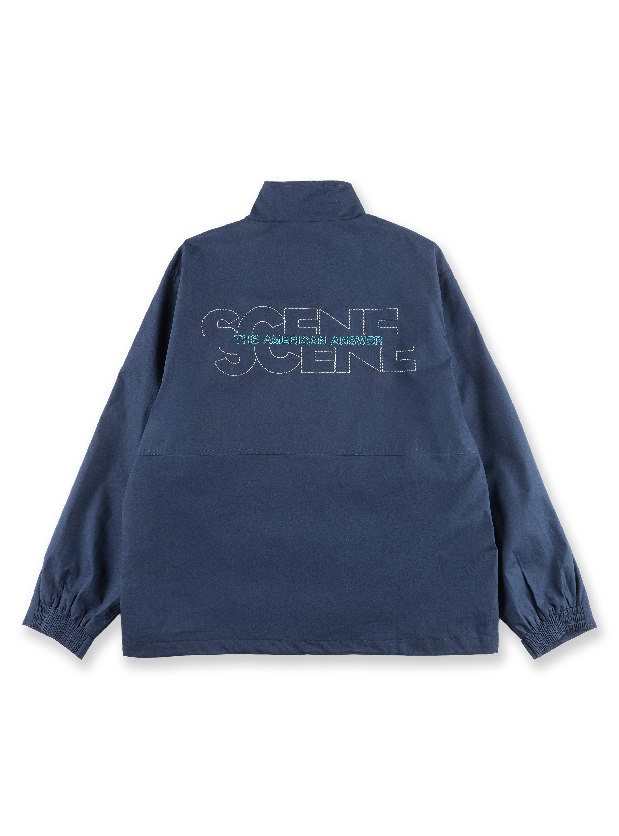 SCENE JACKET_TWO TONE // NVY / GRY