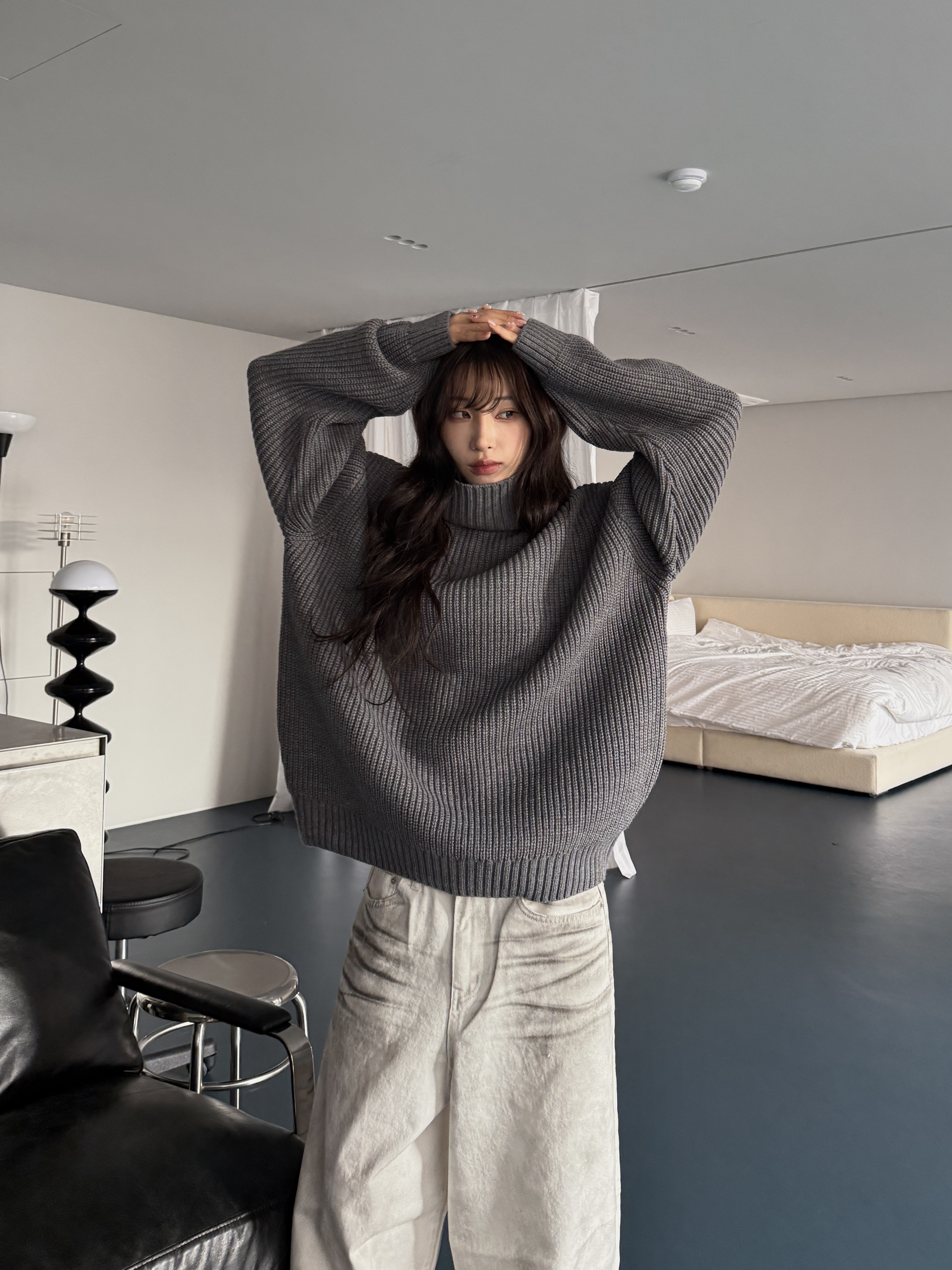 冬日時光 重磅 高領 素面 針織 毛衣（部分現貨）