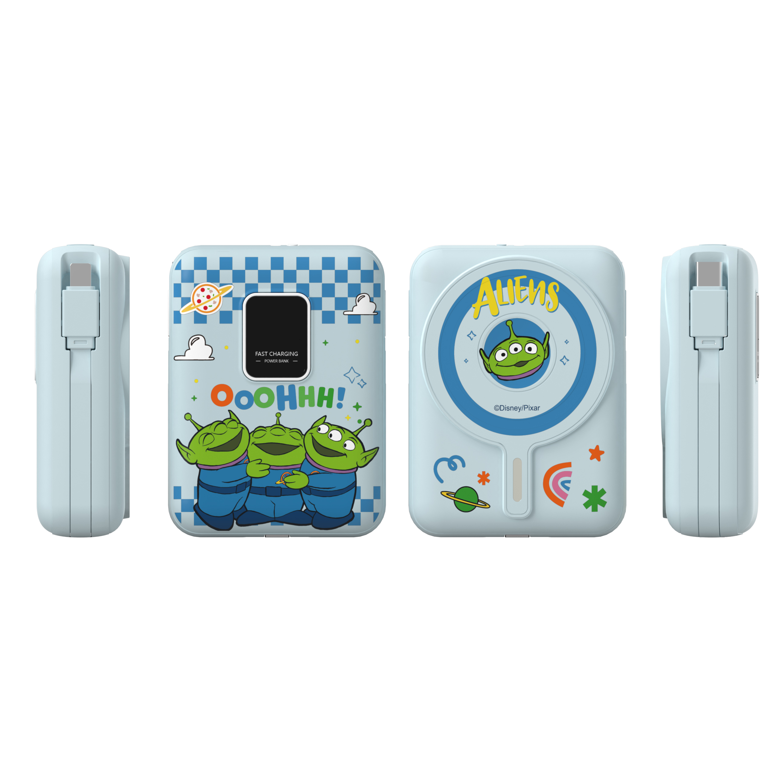 i-Smart 10000mAh磁吸雙線行動電源（三眼仔）