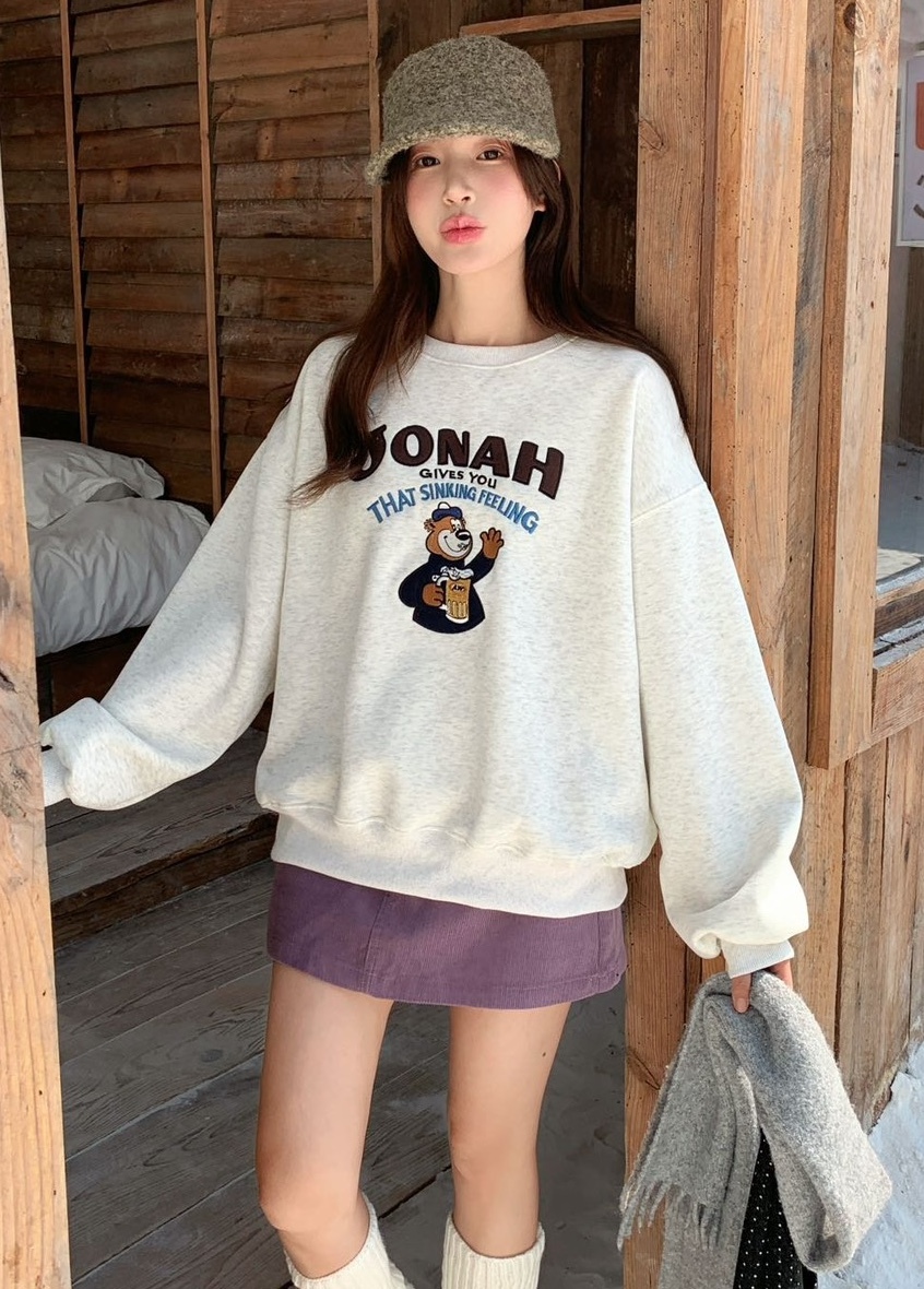 JONAH熊熊刷毛棉質衣