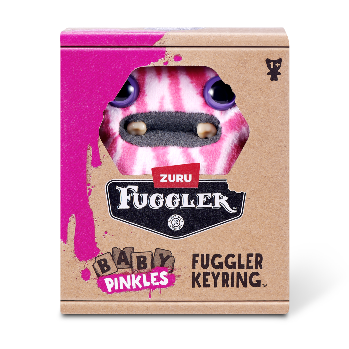 毛絨掛飾系列 - 粉紅BB S1