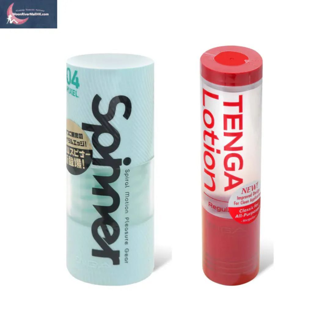 Tenga Spinner 04 Pixel and Lotion x 1 Package