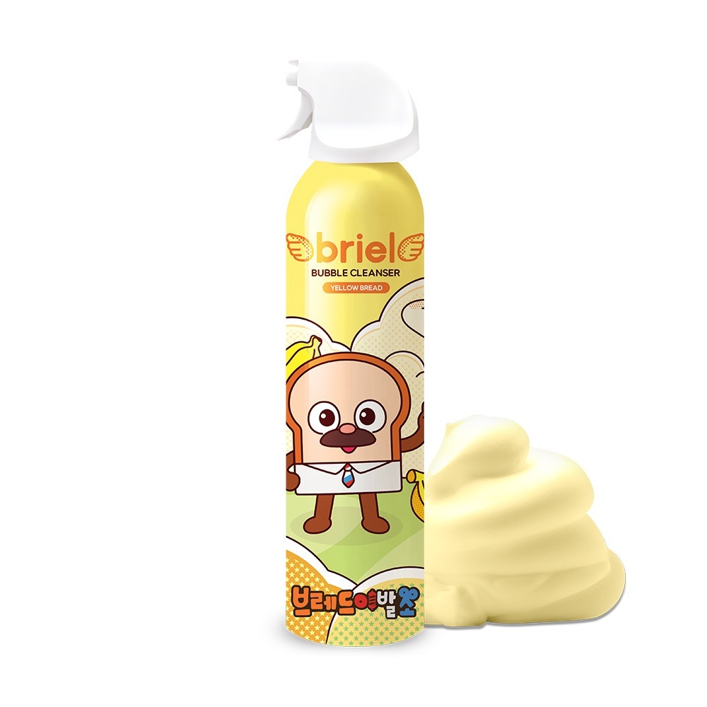 韓國製Briel泡泡沐浴慕斯200ml＜天才麵包理髮師聯名款＞香蕉