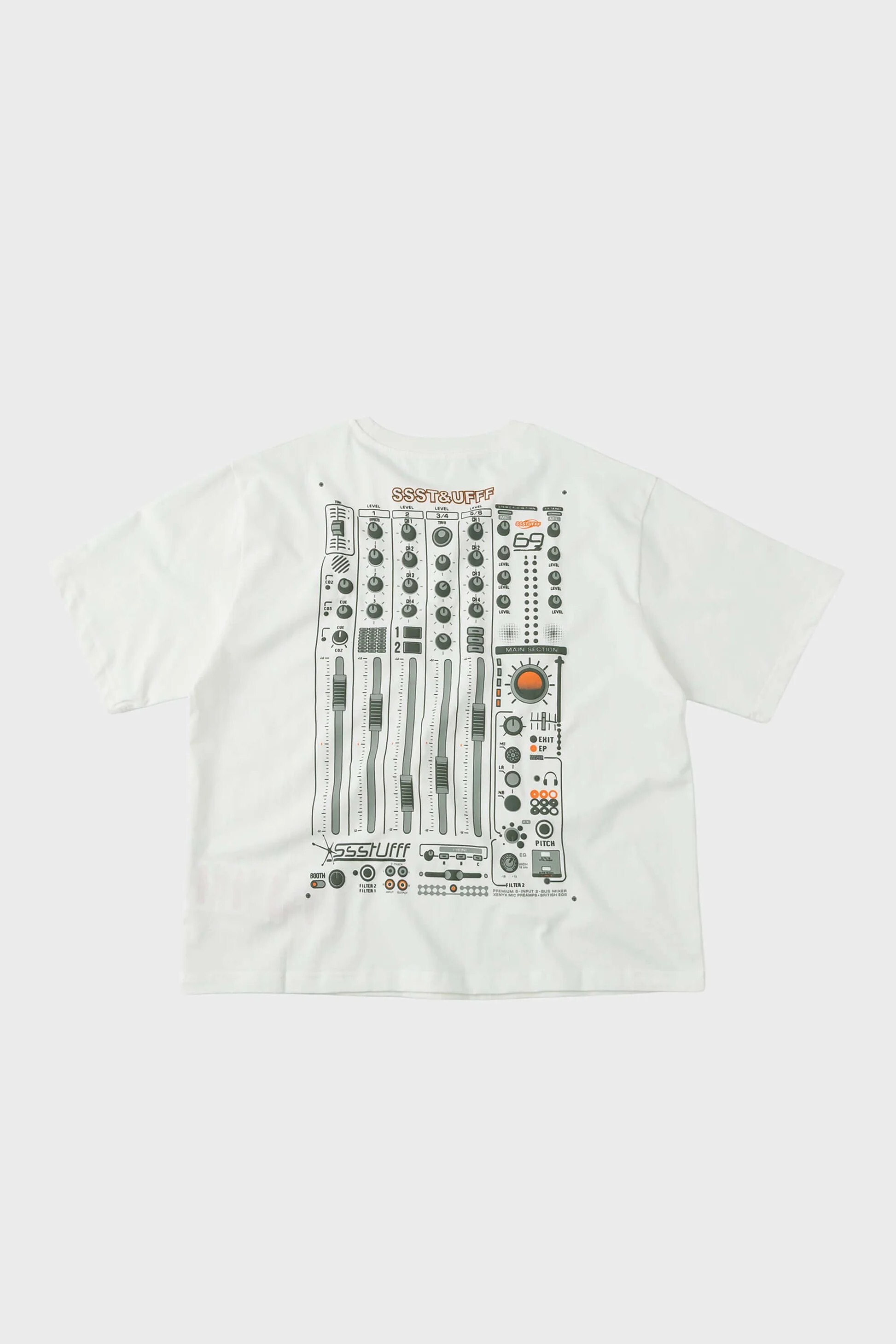 【Focus Store】現貨秒發 SSSTUFFF Puff Print DJ Table Tee "White" 白色 DJ控制器 短袖