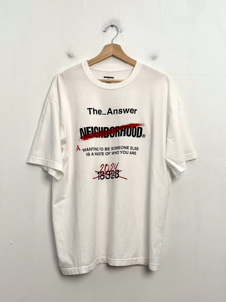 NEIGHBORHOOD NH.TEE Short sleeve-13 SIZE XL
