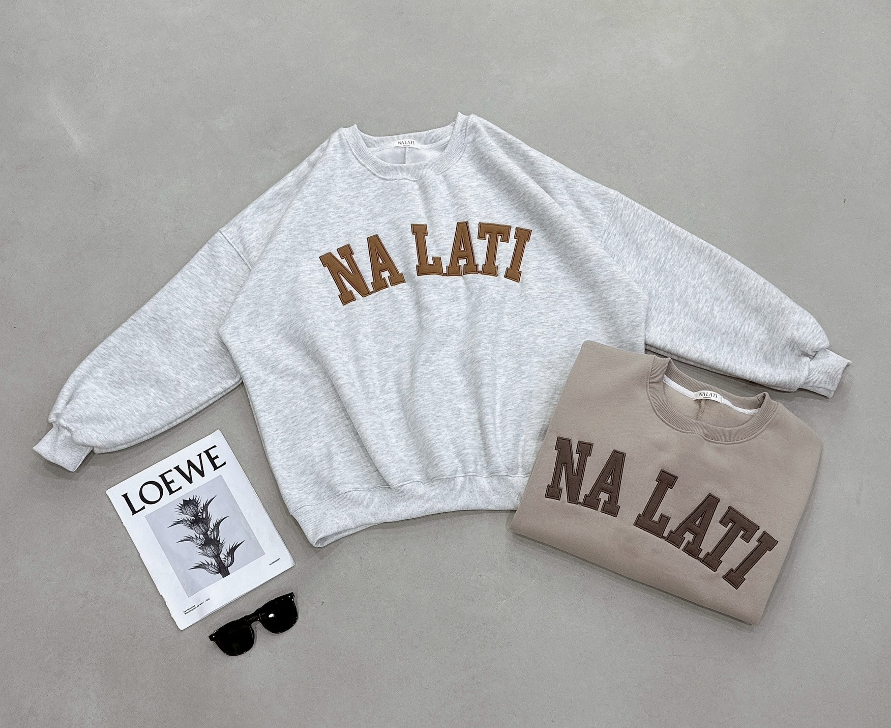 訂製NA LATI刷毛大學衣