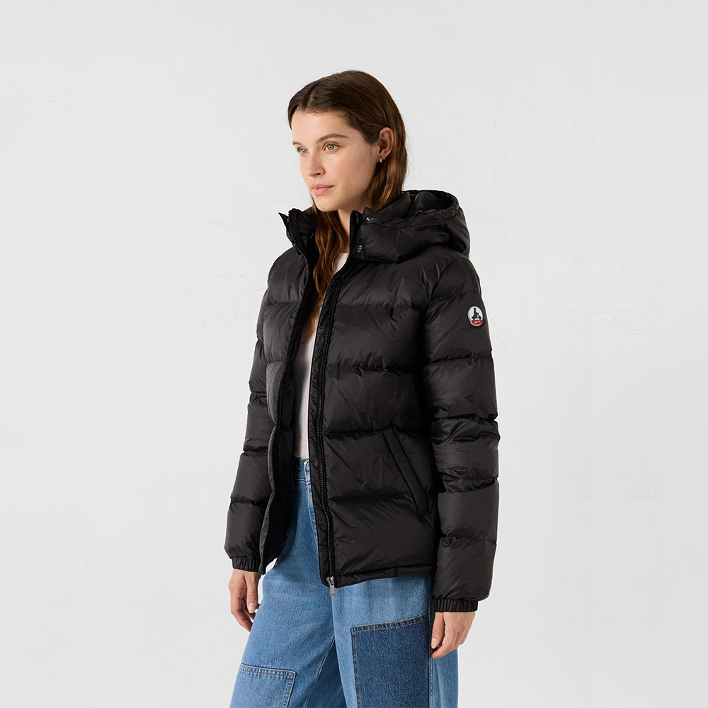 【JOTT】PRA極冷連帽羽絨外套(黑)