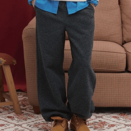 Covernat｜熱賣推薦 版型靚 勁舒服 完美長度Woman Boucle Banding Sweat Pants [2 colors]