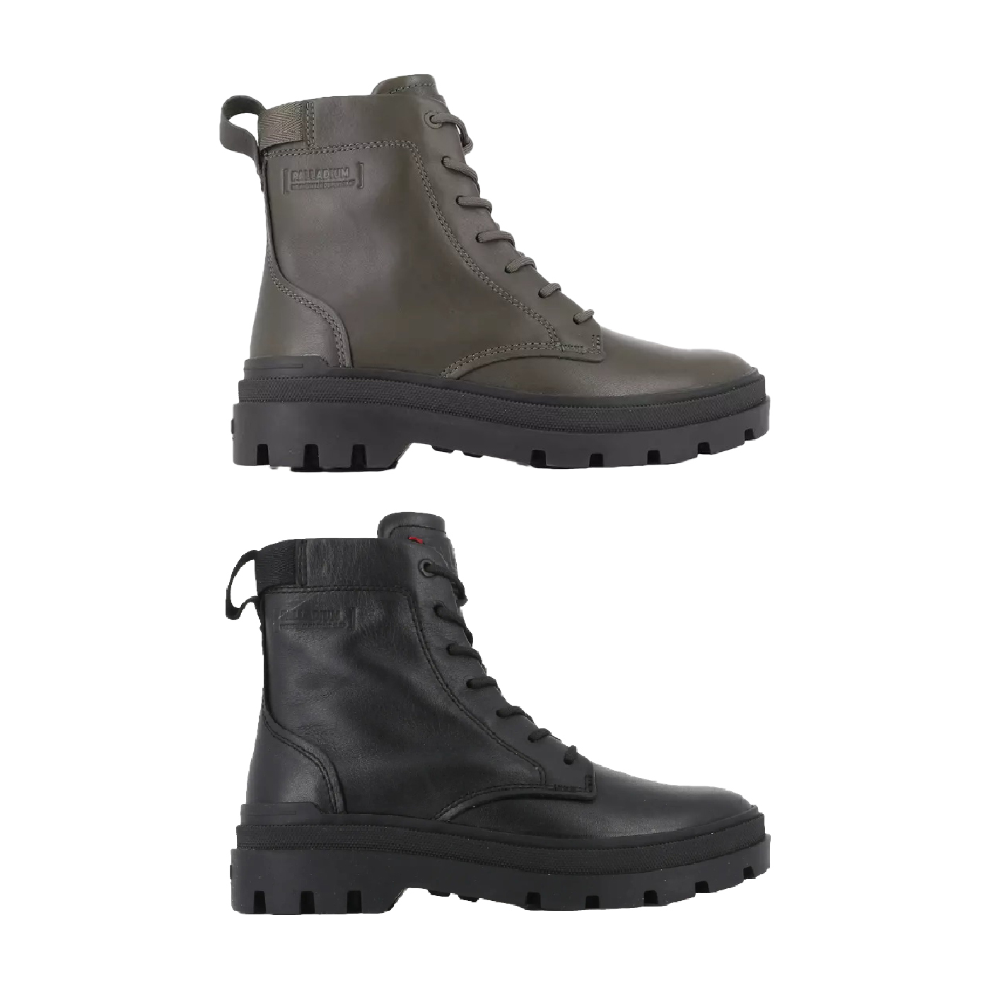 女鞋 PALLADIUM PALLAGRADE OFFICER L 黑色 棕色 皮革 拉鍊 中筒 短靴 靴子【99524】