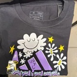 [S] ADIDAS BLACK W DREAM GDN BOS T-SHIRT, JZ3175-250 (SZZ886)