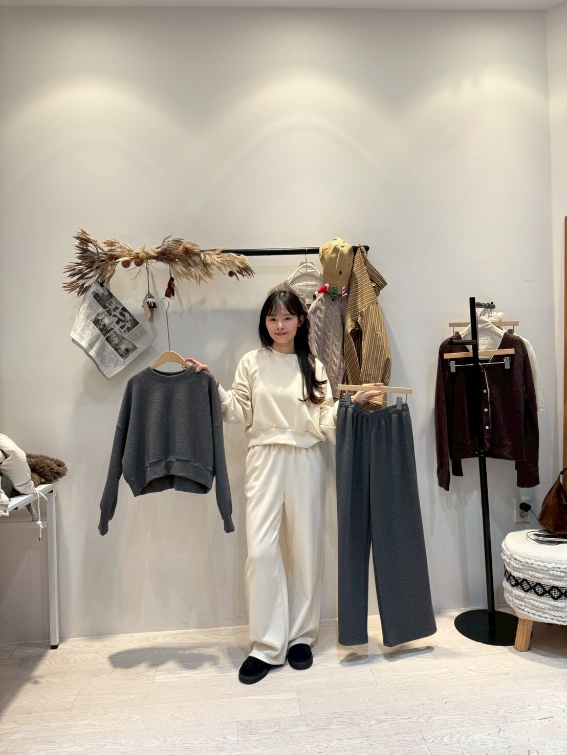 CP5322 磨毛休閒鬆弛感衛衣上衣