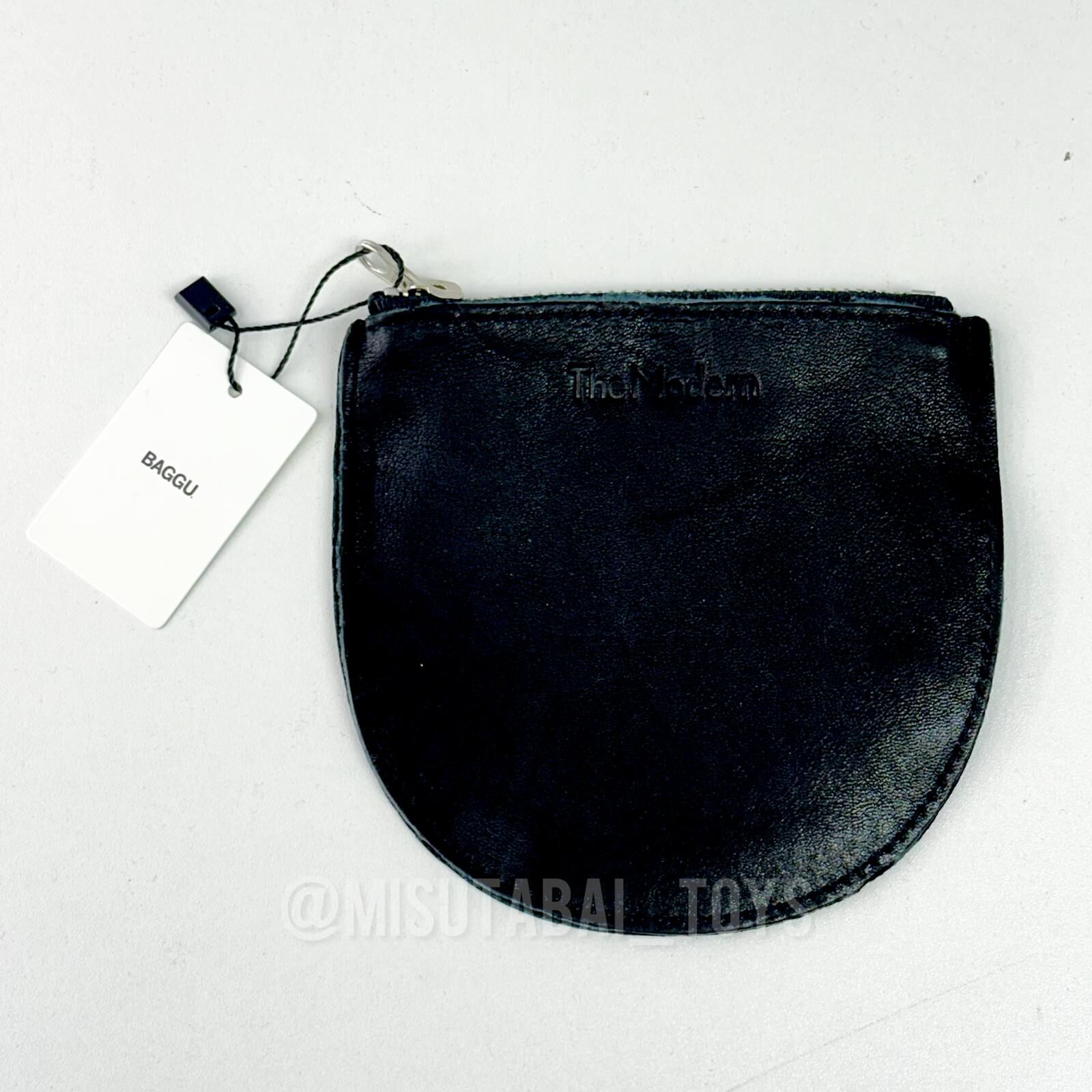 Takashi Murakami Black Leather Pouch