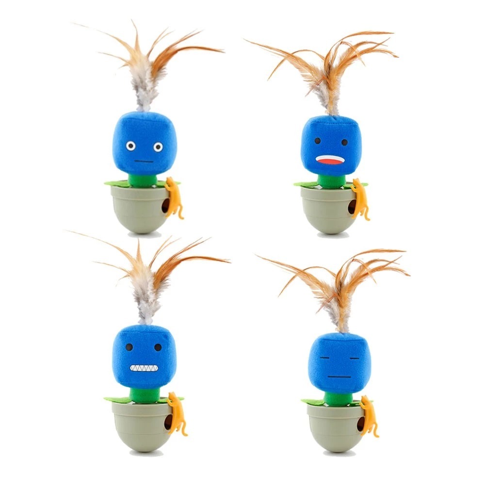 L’chic羽毛不倒翁 零食玩具 (四種表情)