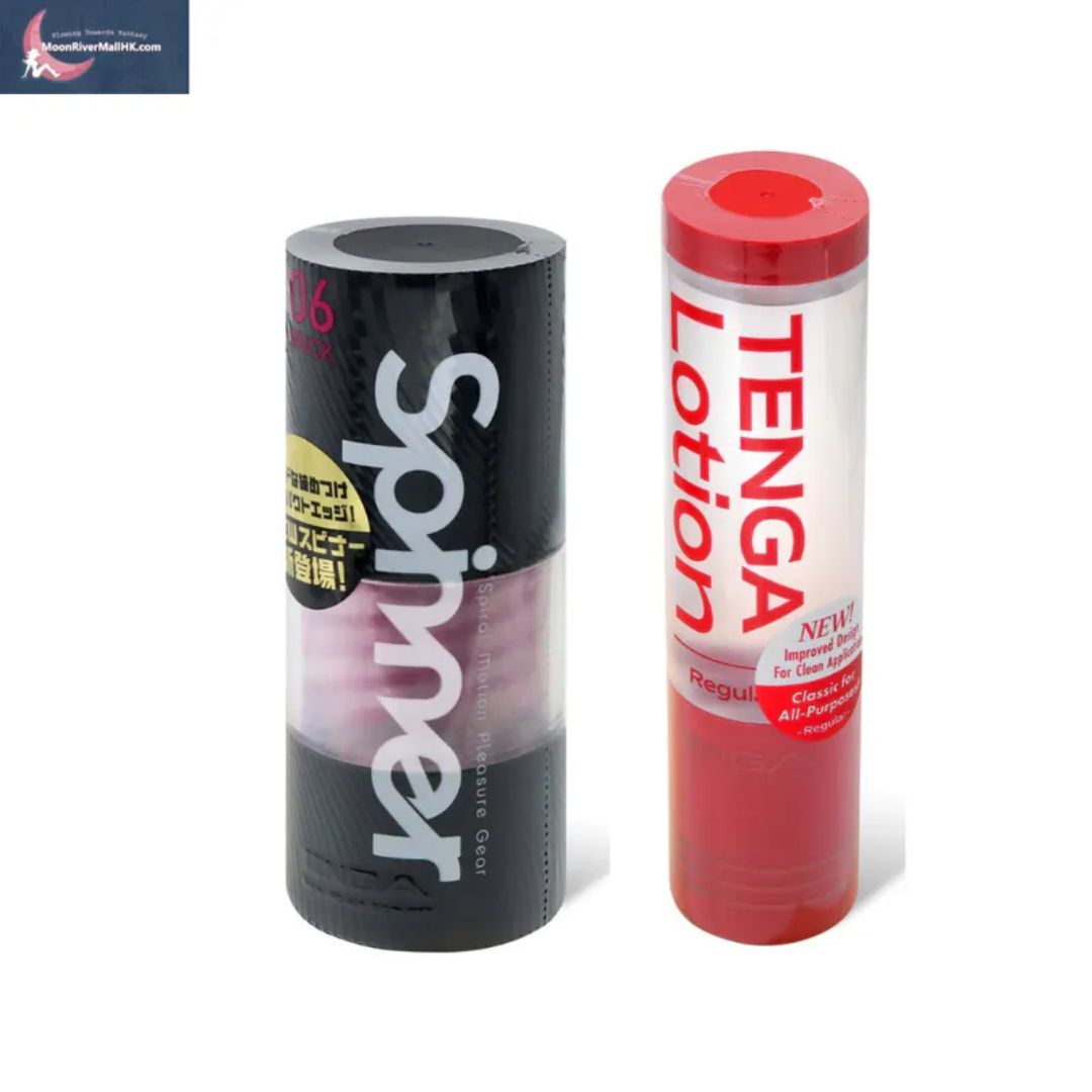 TENGA Spinner 06 衝擊磚 & 潤滑劑 x 1支 套裝