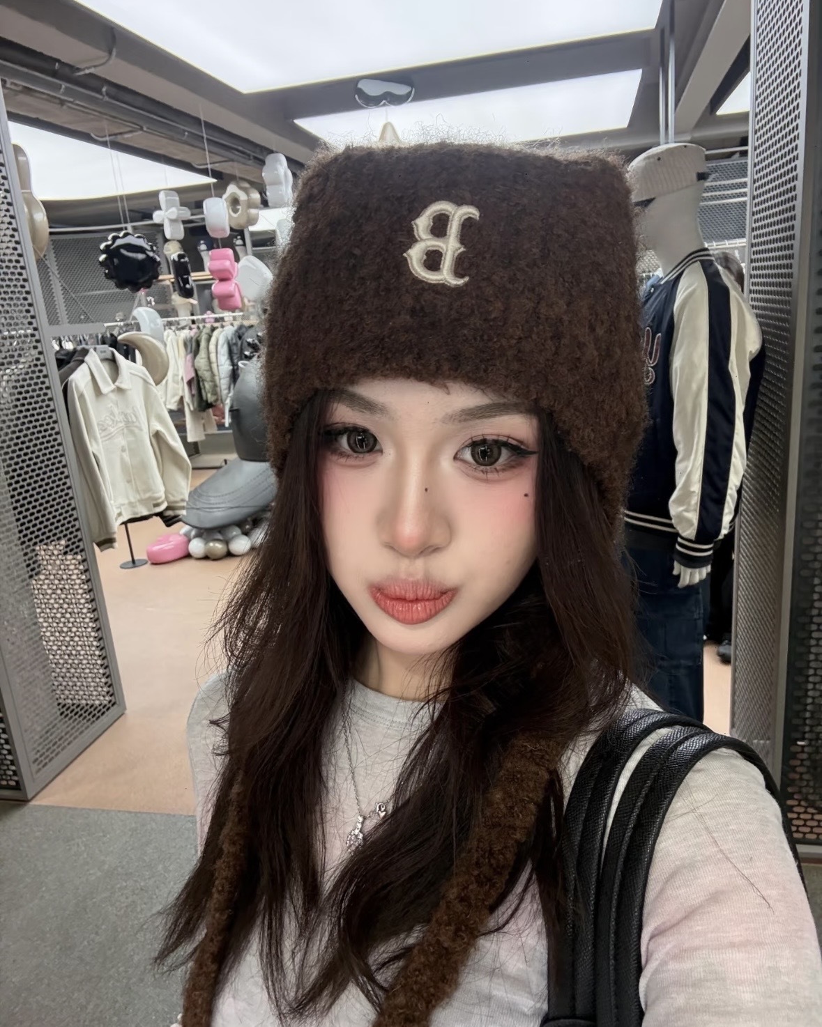 <超限量💥>MLB 護耳綁帶 洋基 道奇 紅襪 毛絨 貓耳帽 毛帽 4色