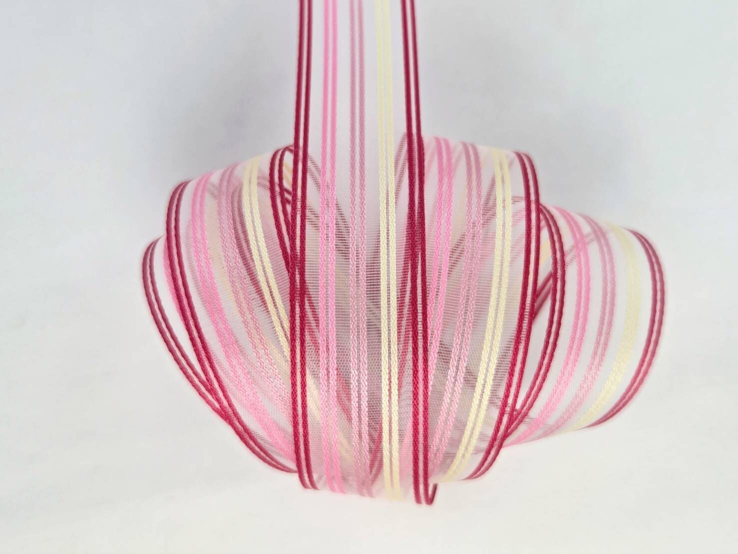 透光多線條/平織網紗/22mm