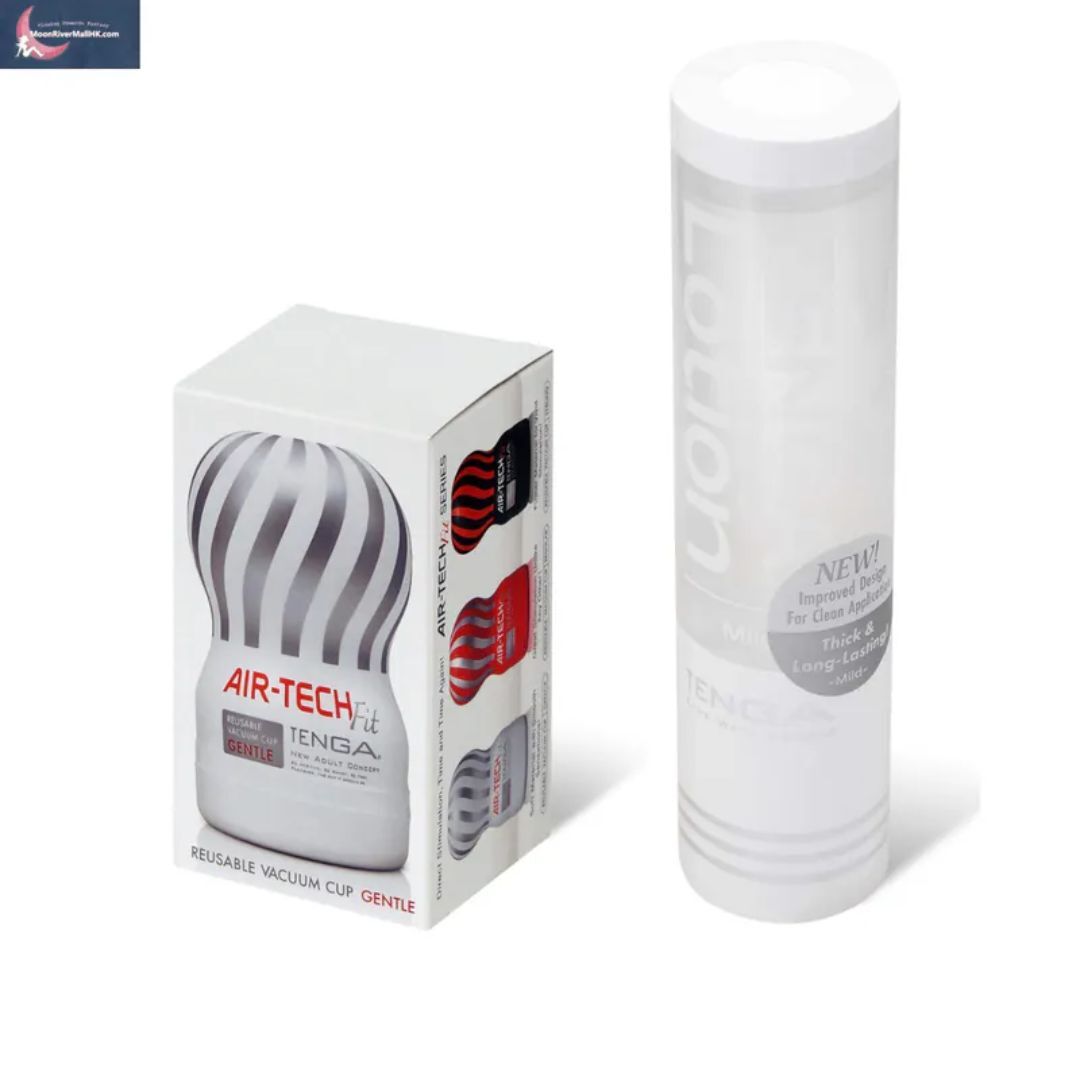 Tenga Air-Tech Fit 柔軟型 短身飛機杯 & 潤滑劑 x 1