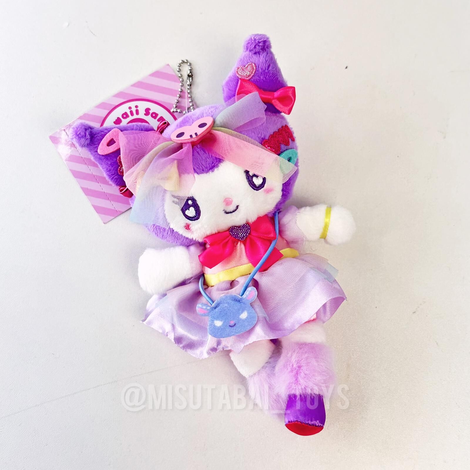 Sanrio Kuromi 原宿限定長腿掛件公仔